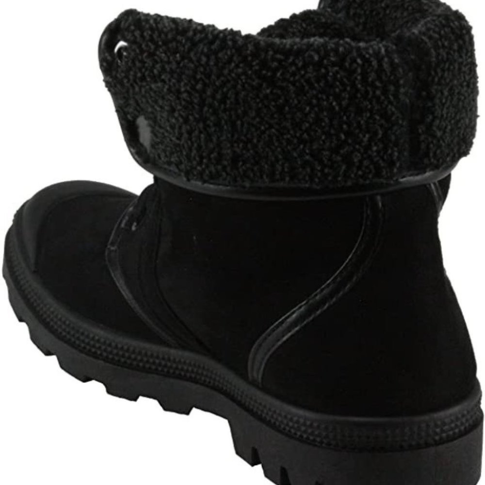 Refresh Women's Evan-01 Faux Suede Cap-Toe Flip-top Ankle Boots Size 10 - Picture 13 of 16